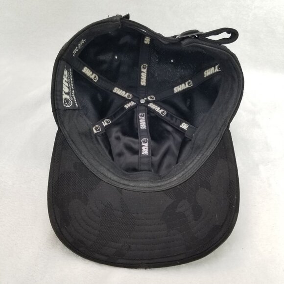 ✅Yums Metal Face Black Strapback Hat Official Product OSFA Small Button Logo Cap - Picture 9 of 10
